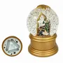 Crèches et santons - Boule à Neige LED avec Crèche – Sainte Famille, Paillettes et Lumière Chaleureuse - BLUE STAR B.V.