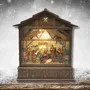 Nativity scenes and santons - Nativity Scene Lantern with Warm LED, Glitter Effect & Timer Function - BLUE STAR B.V.