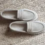 Chaussures - Mocassin en toile délavée cousu main – Semelle espadrille en jute - ATELIER COSTÀ