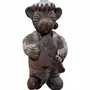 Unique pieces - Mountain decoration sculpture antique wooden bear - AMBIANCE ALTITUDE
