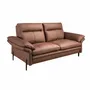 Sofas - Brown leather 2-seater sofa - ANGEL CERDÁ