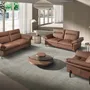 Sofas - Brown leather 2-seater sofa - ANGEL CERDÁ