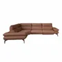 Sofas - Brown leather modular relax corner sofa - ANGEL CERDÁ