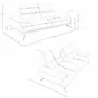 Sofas - Grey taupe leather 3-seater sofa - ANGEL CERDÁ