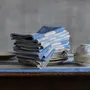 Nappes - Linge de table en lin rayé fait main par LinenMe - LINENME