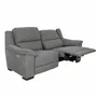 Sofas - 3 seater relax sofa in grey fabric - ANGEL CERDÁ