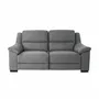Sofas - 3 seater relax sofa in grey fabric - ANGEL CERDÁ