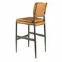 Tabourets - Tabouret en cuir marron - ANGEL CERDÁ
