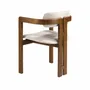 Chairs - Off-white fabric chair - ANGEL CERDÁ