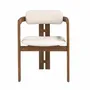 Chairs - Off-white fabric chair - ANGEL CERDÁ
