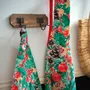 Tea towel - GOTS certified 100% organic cotton kitchen textile - HIRONDELLES & CIE BY MAISON ROYAL GARDEN