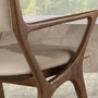 Chaises - Chaise en similicuir vison - ANGEL CERDÁ