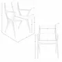 Chaises - Chaise en similicuir vison - ANGEL CERDÁ