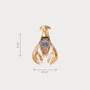 Bijoux - bijou broche CLAP Eymard le homard GOLD - CLAP PARIS