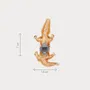 Jewelry - CLAP COCCO the crocodile GOLD brooch jewelry - CLAP PARIS