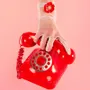 Bijoux - bijou broche CLAP POPPY RED - le coquelicot rouge - CLAP PARIS