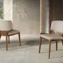 Chaises - Chaise en similicuir crème - ANGEL CERDÁ