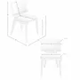 Chaises - Chaise en similicuir crème - ANGEL CERDÁ