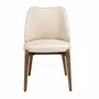 Chairs - Cream leatherette chair - ANGEL CERDÁ