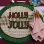 Platter and bowls - Holly Jolly Placemat - CORO CORA