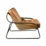 Fauteuils - Fauteuil en cuir marron - ANGEL CERDÁ