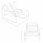 Fauteuils - Fauteuil en cuir marron - ANGEL CERDÁ