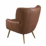 Fauteuils - Fauteuil Chester cuir marron foncé - ANGEL CERDÁ