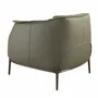 Armchairs - Olive green leather armchair - ANGEL CERDÁ
