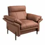 Fauteuils - Fauteuil en cuir marron - ANGEL CERDÁ
