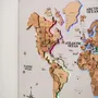 Design objects - Wooden LED World Map on Board - ENJOYTHEWOOD