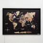 Design objects - Wooden LED World Map on Board - ENJOYTHEWOOD