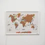 Design objects - Wooden LED World Map on Board - ENJOYTHEWOOD