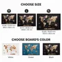 Design objects - Wooden LED World Map on Board - ENJOYTHEWOOD