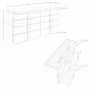 Chests of drawers - Leather chest of drawers, walnut, polished steel base and brown smoked - ANGEL CERDÁ