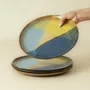 Everyday plates - Corals Collection - Dinner Plates - GiftSet 4 Uni. - TERRAFINA STONEWARE