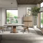 Sideboards - High sideboard leather, walnut and polished steel - ANGEL CERDÁ