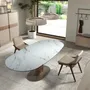Sideboards - High sideboard leather, walnut and polished steel - ANGEL CERDÁ