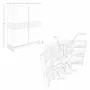 Sideboards - High sideboard leather, walnut and polished steel - ANGEL CERDÁ