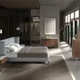 Lits - Lit en tissu gris-bleu clair - ANGEL CERDÁ