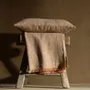 Fabric cushions - SEMA COLLECTION CUSHIONS & BLANKETS IN NETTLE FIBERS - MILLE ET CLAIRE
