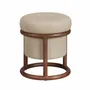 Bancs - Pouf en simili cuir vison - ANGEL CERDÁ