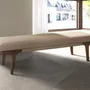Bancs - Banc en simili cuir vison - ANGEL CERDÁ