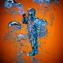 Etagères - Sculpture en porcelaine – Aquanaute Bleu - OCEANSTORE DESIGN