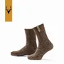 Socks - Socks - Originals, medium, brown wool, deer brown, 37-41 - SOXS.CO