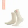 Socks - Socks - Originals, SleepWell, medium, off-white wool, sleep well pink, 34-36 - SOXS.CO