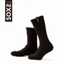 Chaussettes - Chaussettes - ColdProof, moyen, laine marron foncé, dark earth, 37-41 - SOXS.CO