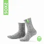 Socks - Socks - Originals, kids, non-slip, medium, grey wool, apple, 30-34 - SOXS.CO