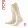 Chaussettes - Chaussettes - Originals, antidérapantes, mi-hautes, laine beige, ombre rose, 37-41 - SOXS.CO
