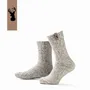 Socks - Socks - Originals, medium, beige wool, deer hazel, 42-46 - SOXS.CO