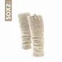 Socks - Originals, arm warmers, beige wool, warm sand, one size - SOXS.CO